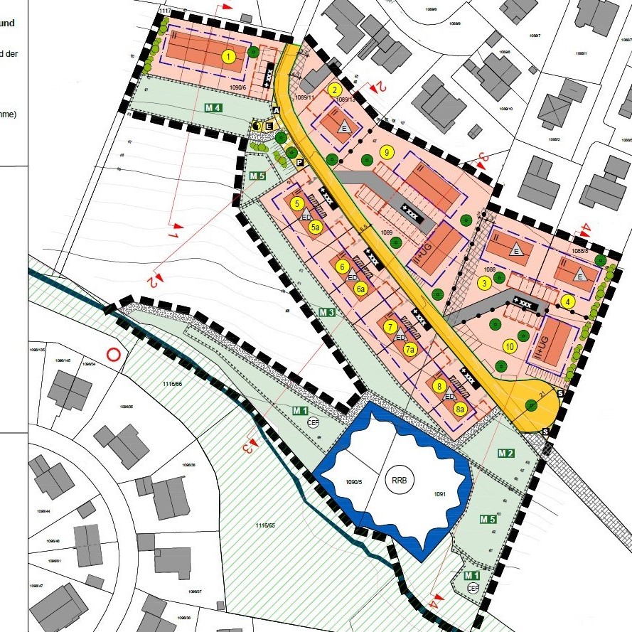 Bauleitung, Grünordnungsplan, Naturschutzfachliche Eingriffsregelung, Grünes wohnen, Klimaangepasstes bauen, Freiflächengestaltungsplan Bauleitung, Grünordnungsplan, Naturschutzfachliche Eingriffsregelung, Grünes wohnen, Klimaangepasstes bauen, Freiflächengestaltungsplan